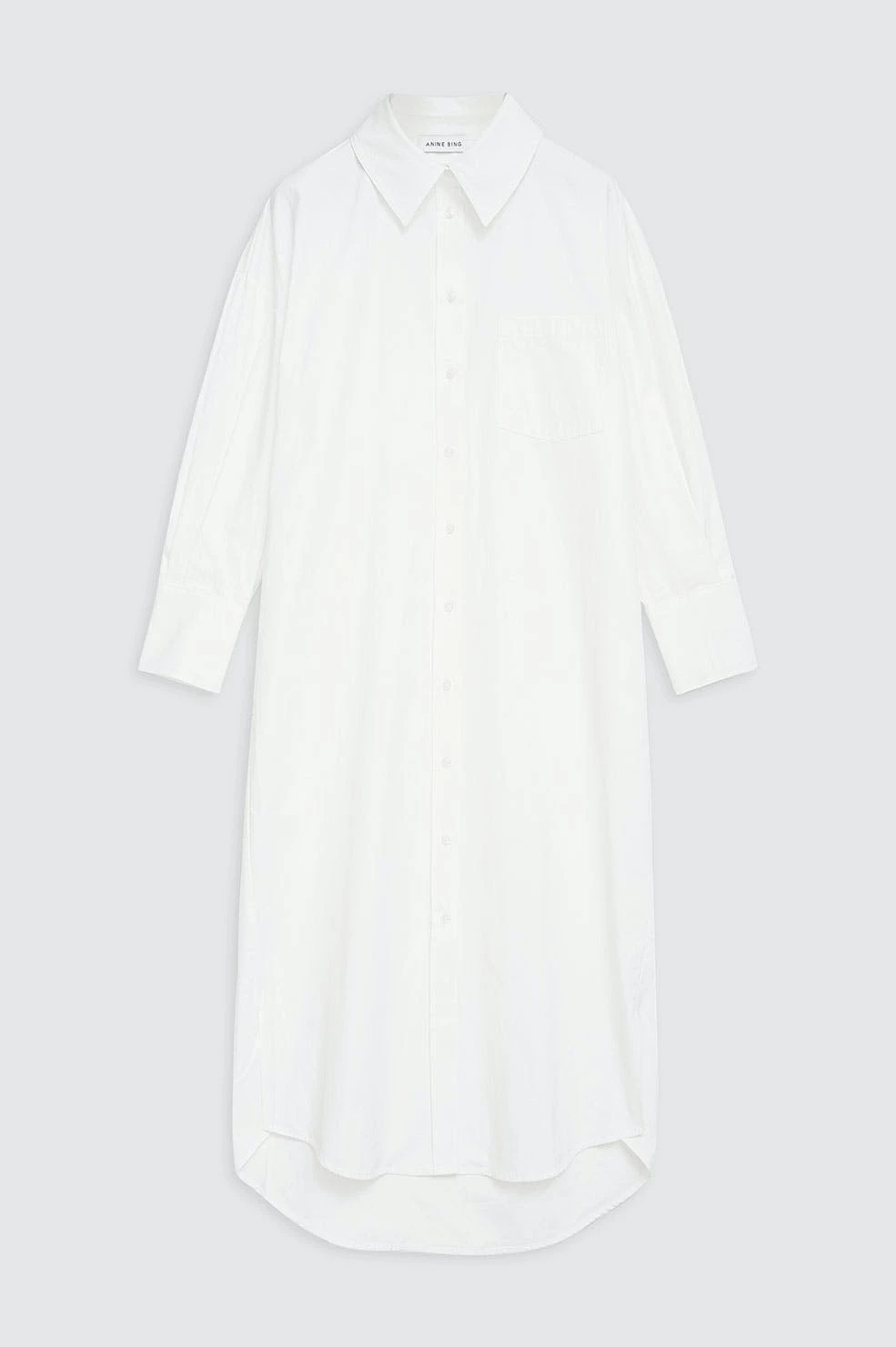 ANINE BING Mika Dress - White 4 ANINE BING Mika Dress - White - Image 4