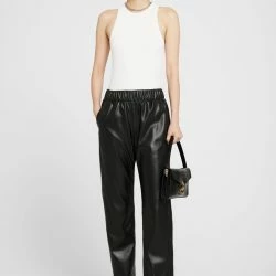 ANINE BING Colton Track Pant - Black