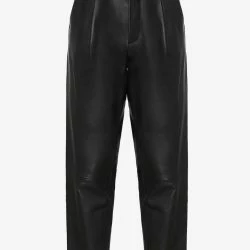 ANINE BING Ecky Leather Trouser - Black -ANNA-KACI SHOP M00194421550395 3978994948