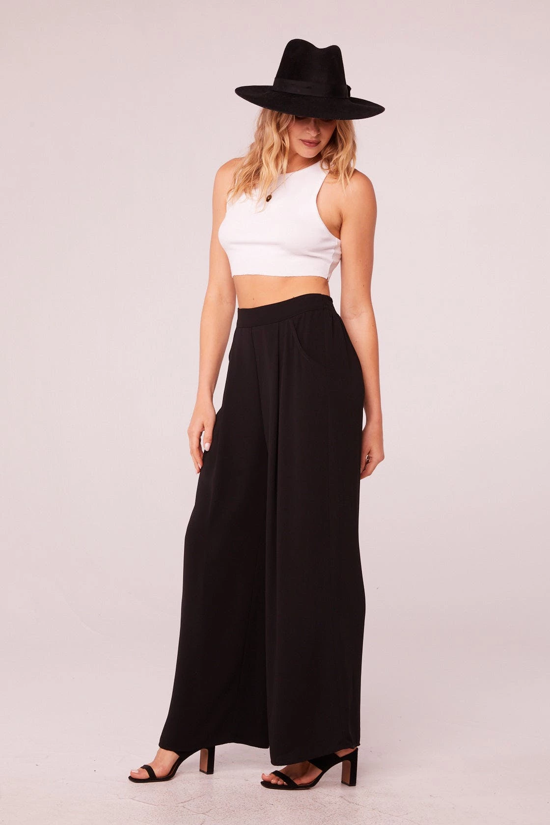 B.O.G. Collective Ria Black Wide Leg Pants 3 B.O.G. Collective Ria Black Wide Leg Pants - Image 3
