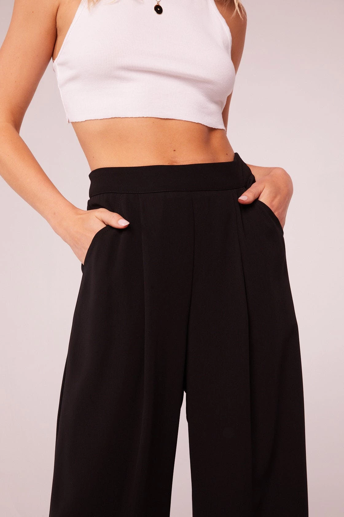 B.O.G. Collective Ria Black Wide Leg Pants 4 B.O.G. Collective Ria Black Wide Leg Pants - Image 4