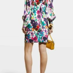 ONE33 SOCIAL Floral Multicolored Plunging Cocktail Dress 6 ONE33 SOCIAL Floral Multicolored Plunging Cocktail Dress -ANNA-KACI SHOP M00195230453488 5788308