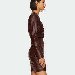 ONE33 SOCIAL The Tina, Faux Leather Cocktail Dress 11 ONE33 SOCIAL The Tina, Faux Leather Cocktail Dress -ANNA-KACI SHOP M00195230482730 3705741847