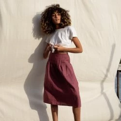 Onīrik īrik Beth Skirt / Black Linen -ANNA-KACI SHOP M00196044051822 2096012837 scaled