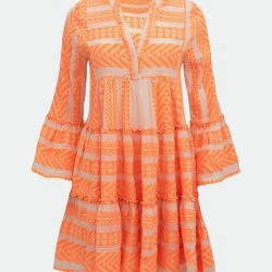 BEACH HAUS Lla Dress - Neon Orange 7 BEACH HAUS Lla Dress - Neon Orange -ANNA-KACI SHOP M00196044469269 1099685039 scaled