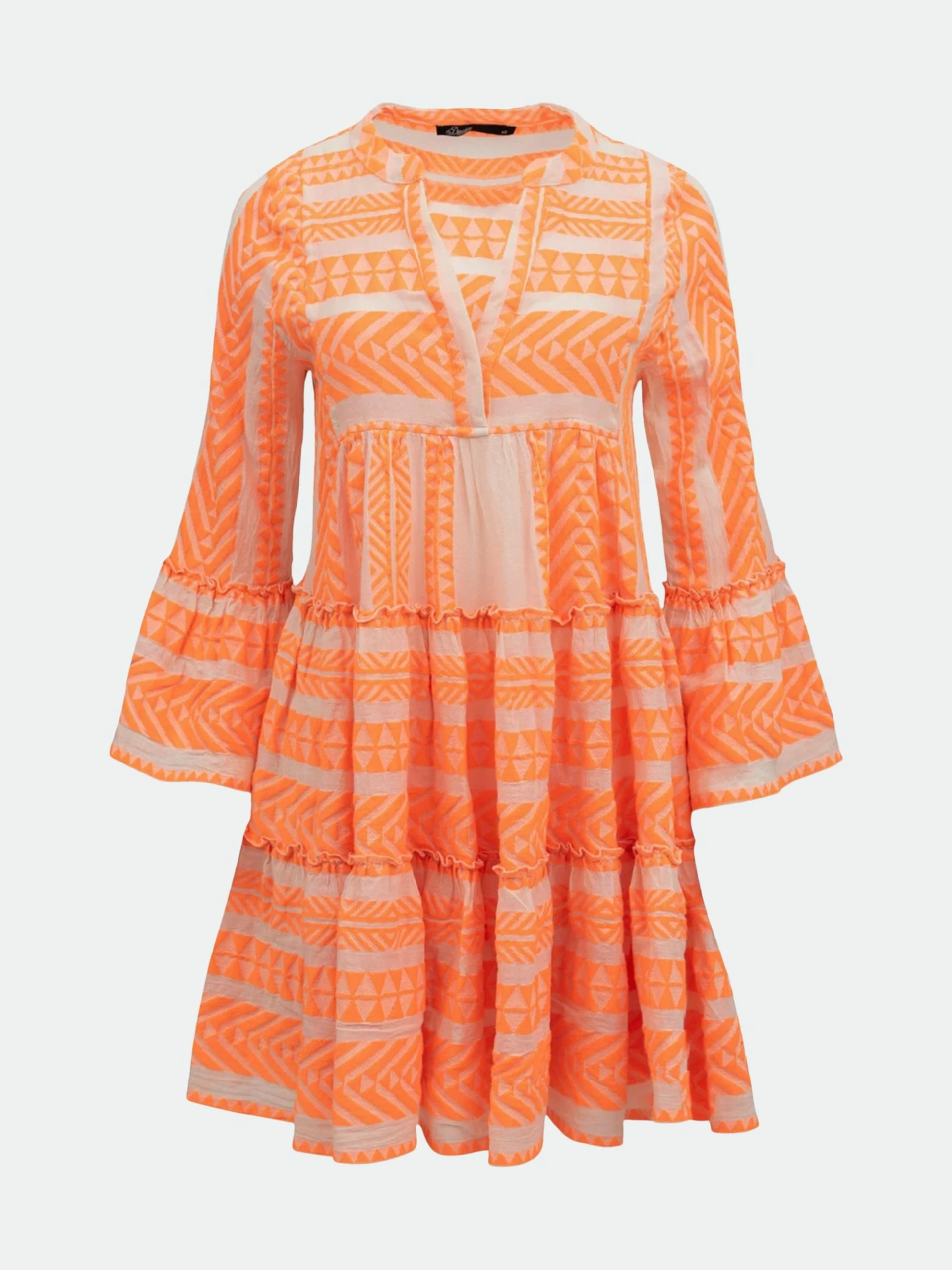 BEACH HAUS Lla Dress - Neon Orange 4 BEACH HAUS Lla Dress - Neon Orange - Image 4