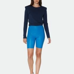 Walter Baker Monique Short, Bright Blue - Stretch Leather