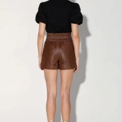 Walter Baker Dallas Leather Short - Walnut 7 Walter Baker Dallas Leather Short - Walnut -ANNA-KACI SHOP M00196223027303 2673184927 scaled