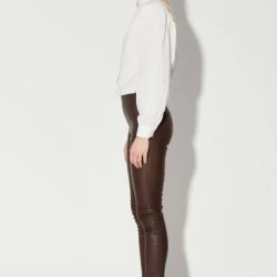 Walter Baker Roxanna Pant, Mocha - Stretch Leather -ANNA-KACI SHOP M00196223028027 43340991 scaled