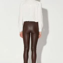 Walter Baker Roxanna Pant, Mocha - Stretch Leather -ANNA-KACI SHOP M00196223028027 777538807 scaled