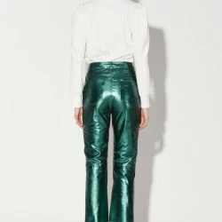 Walter Baker Selma Pant, Emerald Metallic -ANNA-KACI SHOP M00196223036138 1197715230 scaled