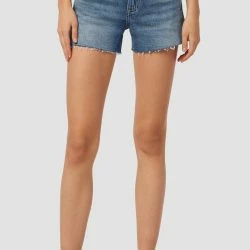 Hudson Jeans Gracie Mid-Rise Cut Off Short - Monarchy
