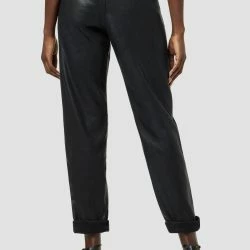 Hudson Jeans Lounge Track Pant - Coated Black Beauty -ANNA-KACI SHOP M00196450037557 2149944238
