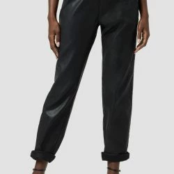 Hudson Jeans Lounge Track Pant - Coated Black Beauty