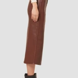 Hudson Jeans Reconstructed Skirt - Coated Tortoise Shell