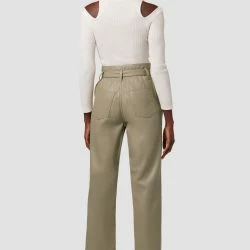 Hudson Jeans Remi High-Rise Paper Bag Vegan Leather Ankle Pant -ANNA-KACI SHOP M00196450055896 2903961953