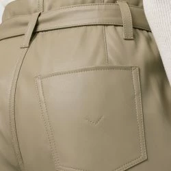 Hudson Jeans Remi High-Rise Paper Bag Vegan Leather Ankle Pant -ANNA-KACI SHOP M00196450055896 516490563