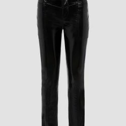Hudson Jeans Utility Cargo Ankle Straight Pant - Black Patent -ANNA-KACI SHOP M00196450084063 2527656529