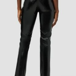 Hudson Jeans Utility Cargo Ankle Straight Pant - Black Patent -ANNA-KACI SHOP M00196450084063 2837313910