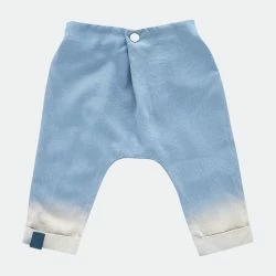 OMAMImini Denim Baby Joggers With Front Pleat