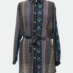 SOHUMAN Anika Mini Dress With Printed Figures -ANNA-KACI SHOP M00196704909678 3209063392