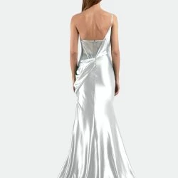 SOHUMAN Chana White Silver Maxi Dress -ANNA-KACI SHOP M00196704911725 2054333760