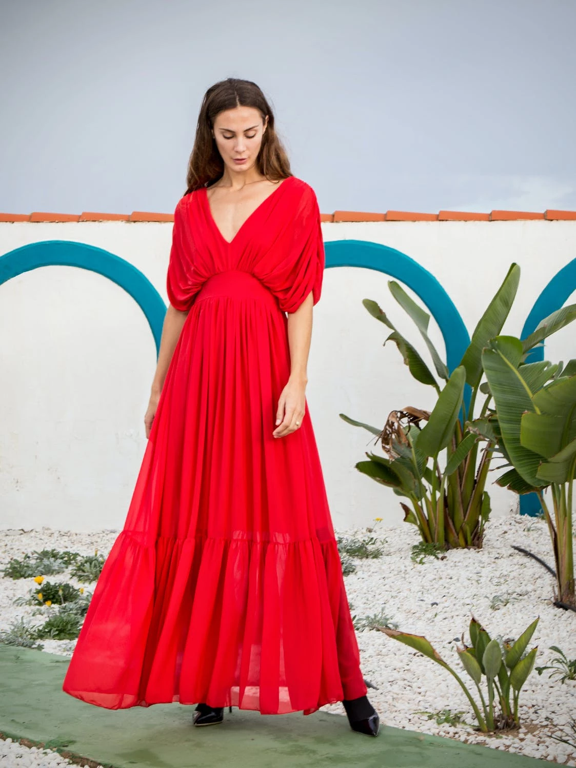 SOHUMAN Jessie Maxi Luxury Red Dress 1 SOHUMAN Jessie Maxi Luxury Red Dress