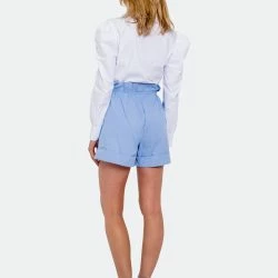 SOHUMAN Monica Blue Mini Shorts -ANNA-KACI SHOP M00196704913248 988709201