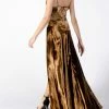 Lahive Grace Velvet Gown - Bronze Velvet