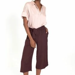 Lahive LAZZARO Cropped Black Palazzo Pant -ANNA-KACI SHOP M00197094444923 4278766082