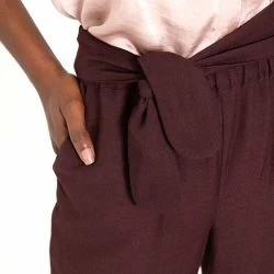 Lahive LAZZARO Cropped Cheery Chocolate Palazzo Pant 9 Lahive LAZZARO Cropped Cheery Chocolate Palazzo Pant -ANNA-KACI SHOP M00197094444985 2934556027