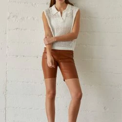 Crescent Clyde Vegan Leather Biker Shorts 13 Crescent Clyde Vegan Leather Biker Shorts -ANNA-KACI SHOP M00197094649861 3986416693