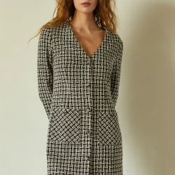 Crescent Blaire Tweed Mini Dress