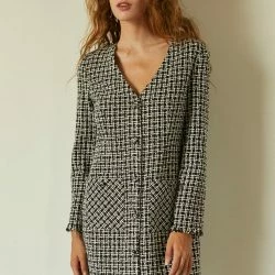 Crescent Blaire Tweed Mini Dress -ANNA-KACI SHOP M00197094651581 3824631492