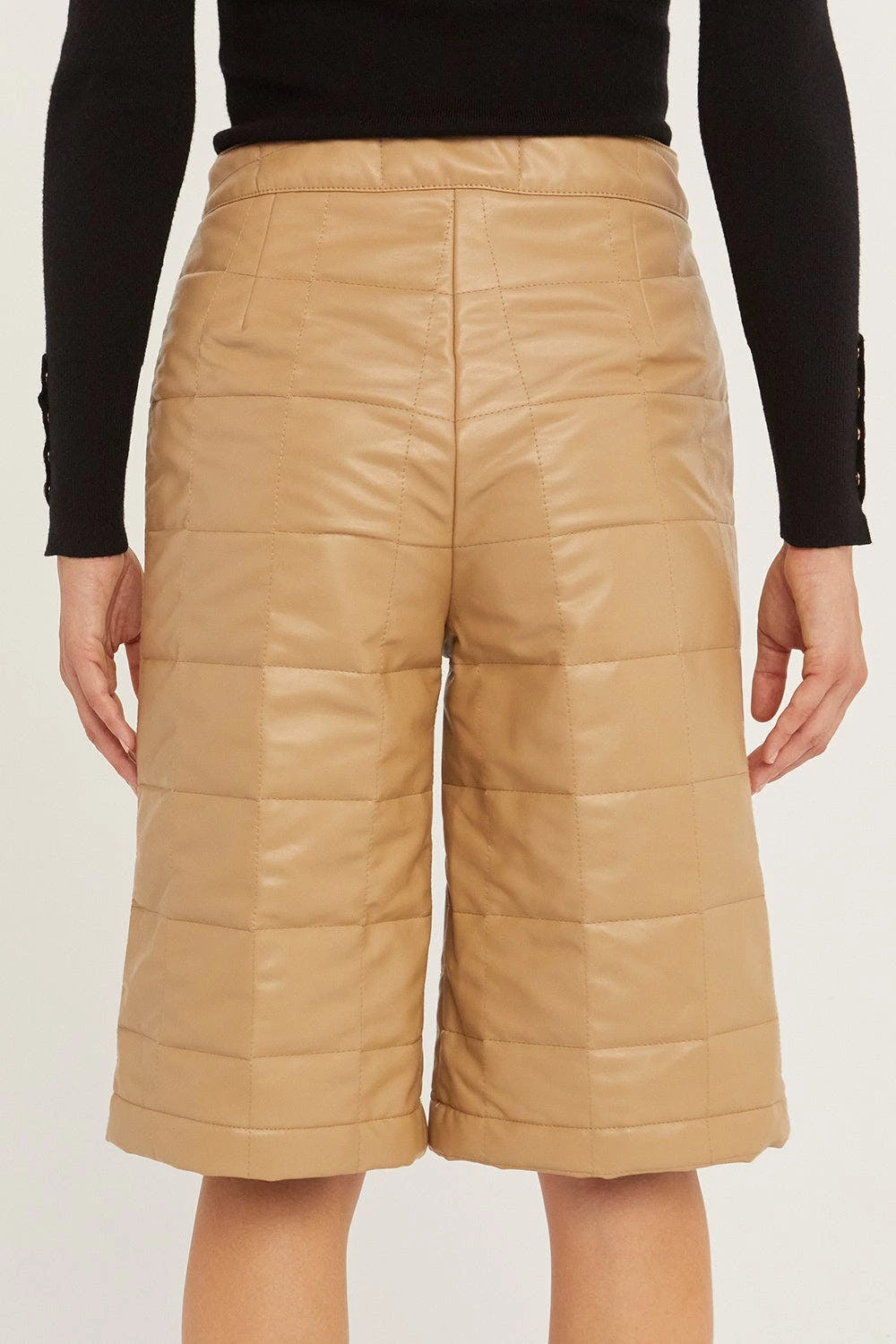 Crescent Amanda Vegan Leather Bermuda Shorts 7 Crescent Amanda Vegan Leather Bermuda Shorts - Image 7