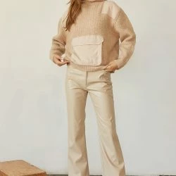 Crescent Majorie Vegan Leather Pants -ANNA-KACI SHOP M00197094653554 829840004