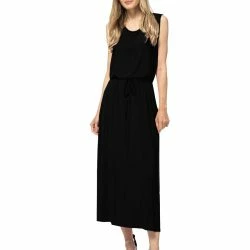 Anna-Kaci Sleeveless Maxi Length Drawstring Dress -ANNA-KACI SHOP M00465859705979 3641264661