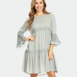 Anna-Kaci Bohemian Light Weight Lace Dress -ANNA-KACI SHOP M00466475921972 1800644115