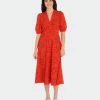 Maggy London Nia Eyelet Midi Dress