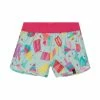 Deux Par Deux Inted Short - Turquoise Popsicle