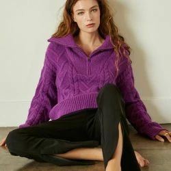 Crescent Tamera Front Slit Pants