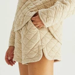 Crescent Sharon Quilted Shorts -ANNA-KACI SHOP M00679529917306 3741433743