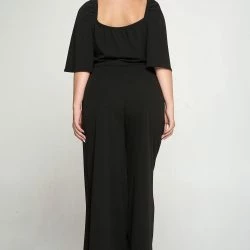 LIVD Flowy Crop Top And High Waisted Pocket Pants Set -ANNA-KACI SHOP M00679541713207 978062432