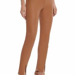 Avec Les Filles Aux Leather High Waisted Slit Legging