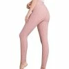 SOBEYO Womens' Legging Bubble Stretchable Fabric Yoga Fitness Work-out Sport Pink