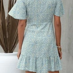 Anna-Kaci Mixed Print Ruffle Hem Dress -ANNA-KACI SHOP M00720073557231 1579535691