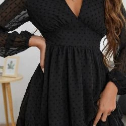 Anna-Kaci Swiss Dot Patterned Dress -ANNA-KACI SHOP M00720073776540 1103498797