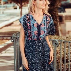 Anna-Kaci Boho Flared Sleeve Paisley Maxi Dress 11 Anna-Kaci Boho Flared Sleeve Paisley Maxi Dress -ANNA-KACI SHOP M00740170448829 1113293163