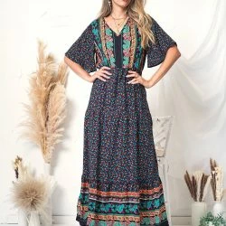 Anna-Kaci Boho Flared Sleeve Paisley Maxi Dress 17 Anna-Kaci Boho Flared Sleeve Paisley Maxi Dress -ANNA-KACI SHOP M00740170448829 1669928668