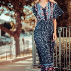 Anna-Kaci Boho Flared Sleeve Paisley Maxi Dress 14 Anna-Kaci Boho Flared Sleeve Paisley Maxi Dress -ANNA-KACI SHOP M00740170448829 3089049124
